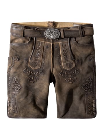 Stockerpoint Lederhose Artur in dunkelbraun