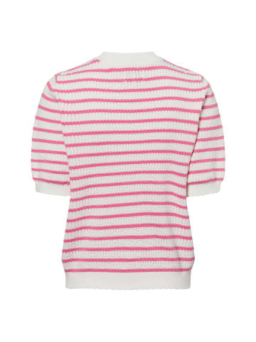 NÜMPH Pullover Nunicole in weiß altrosa - 0001