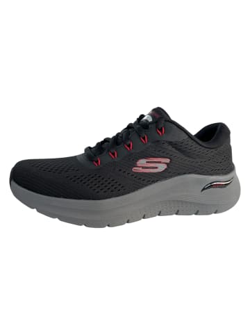 Skechers Schnürschuhe Sneaker in schwarz/rot