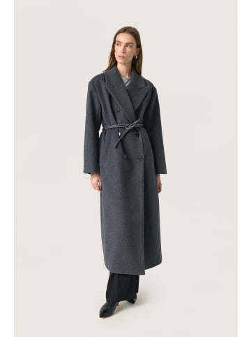 Soaked in Luxury Jacke SLMafalda Gerade Passform in Dark Grey Melange