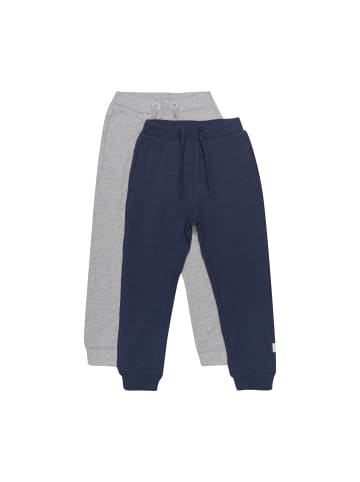 Minymo Jogginghose MIBasic Sweat Pants (2-pack) - 6032  Klassische Sweatpant mit Schnüre in Blau