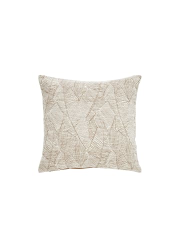 Cats Collection Kissenhülle Leaf Lines in beige