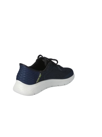 Skechers Sneaker GO WALK FLEX - NEW WORLD in navy/lime