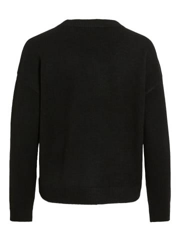 Vila Strickpullover in Black