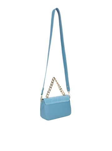 FELIPA Damen Schultertasche Aus Leder in Hellblau