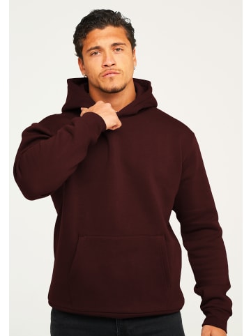 behype Kapuzenpullover - BHHOBART Basic Oversize Einfarbig in Braun
