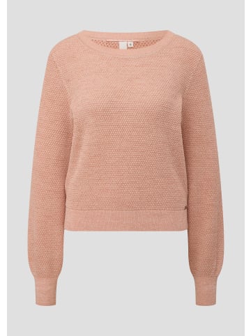 QS Strickpullover in 20W0_pfirsich