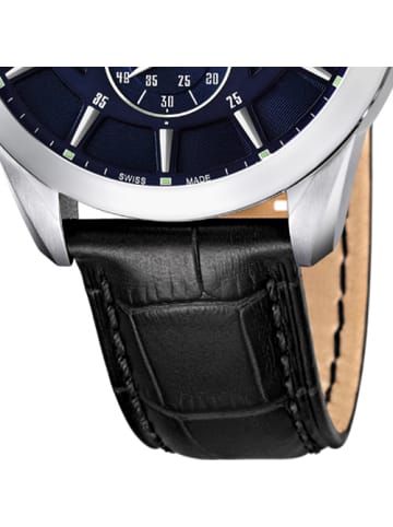 Jaguar Analog-Armbanduhr Jaguar Acamar schwarz groß (ca. 43mm)