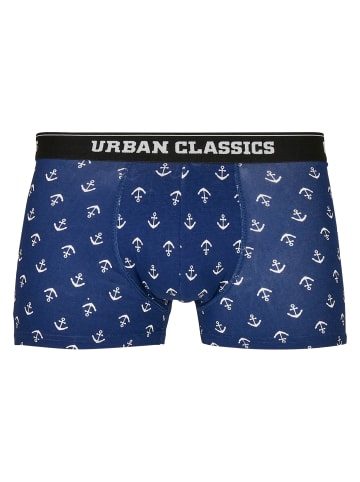 Urban Classics Boxershorts in anchor aop+blk+blk+cha+cha