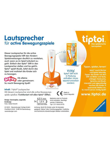 Ravensburger Zubehör tiptoi® ACTIVE Lautsprecher - ab 3 Jahre Ab 3 Jahre in bunt