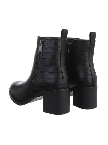 Ital-Design Stiefelette in Schwarz