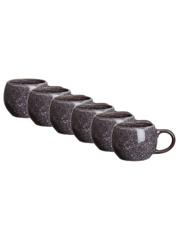 Butlers Butlers Espressotasse COTTAGE 6er-Set in Schwarz