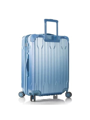 Heys Xtrak 4 Rollen Kofferset 3-teilig mit Dehnfalte in icy blue