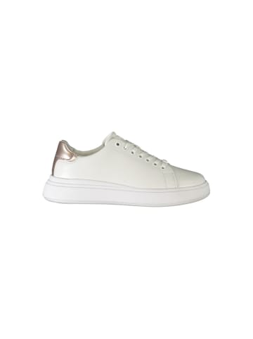 Calvin Klein Weiße Leder-Sneaker