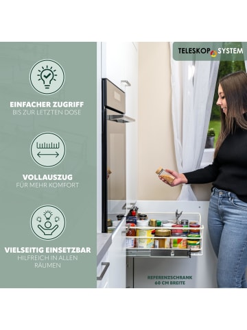 bremermann Teleskopschublade ca. 45,5-47 x 14 x 44 cm (B/H/T)