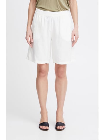 b.young Shorts BYFALAKKA LONG SHORTS - 20814561 Shorts aus Leinenmix in Weiß