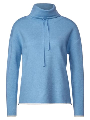 Street One Pullover in gentle blue melange