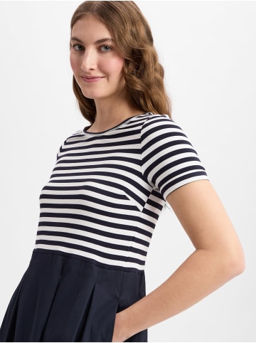 Robe Légère Kleid in marine weiß - 0001