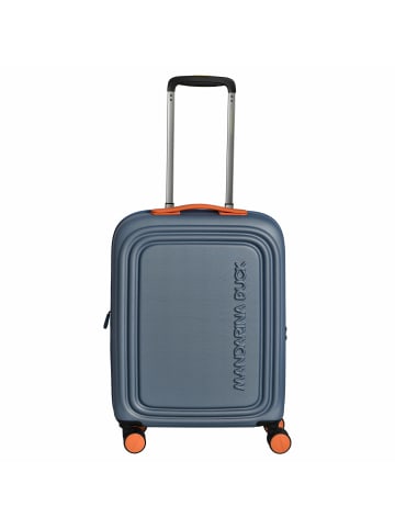 Mandarina Duck Logoduck+ - 4-Rollen-Kabinentrolley 52 cm erw. in jeans