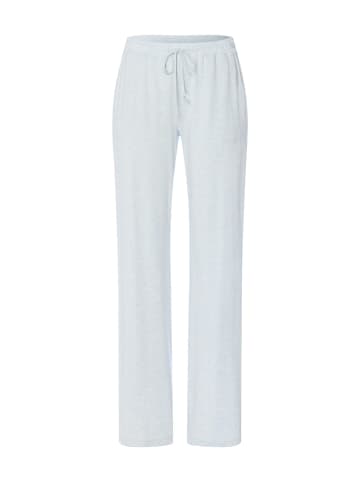 Hanro Pyjamahose Natural Elegance in watery blue melange