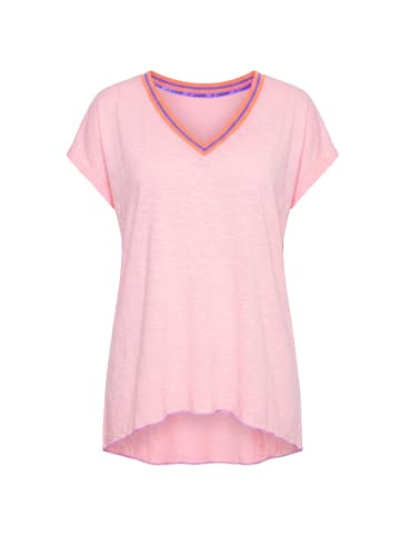 LAURASØN Shirt in neon rosa