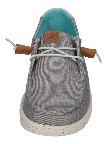 Hey Dude Halbschuhe-Slipper WENDY HEATHERED SLUB TROPICAL in grau