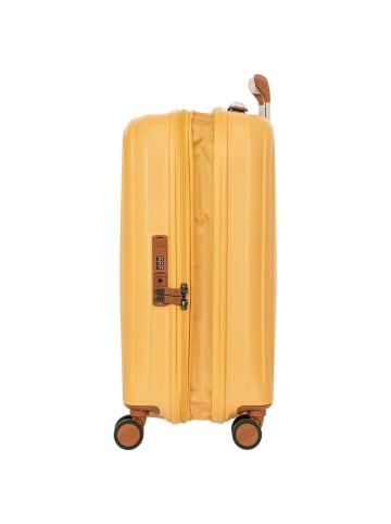 BRIC`s Taormina - 4-Rollen-Kabinentrolley S 55 cm erw. USB (hellblau) in honig