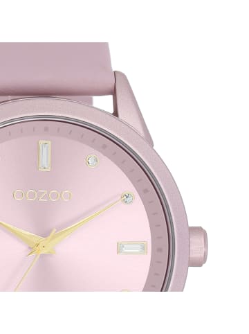 Oozoo Analog-Armbanduhr Oozoo Timepieces pastell-lila groß (ca. 40mm)