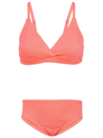 Aquarti Mädchen Bikini Set Zweiteilig Bikinislip Bustier in orange Modell 1