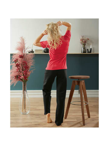 Erwin Müller Sweat Freizeithose, lang 2er-Pack in schwarz