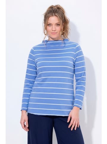 Ulla Popken Langarmshirt in hellblau
