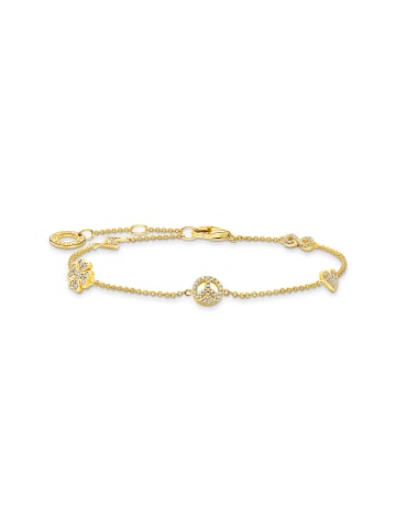 Thomas Sabo Armband in gold, weiß