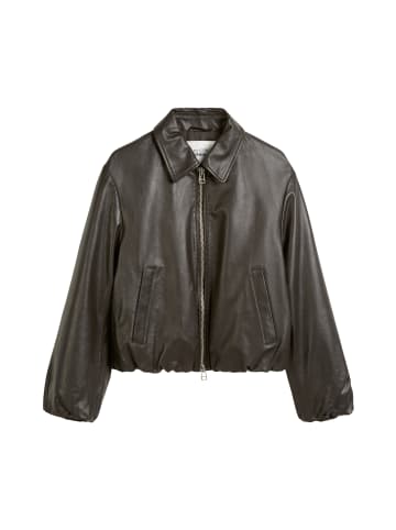 Marc O'Polo DENIM Lederblouson O-Shape in Black Espresso
