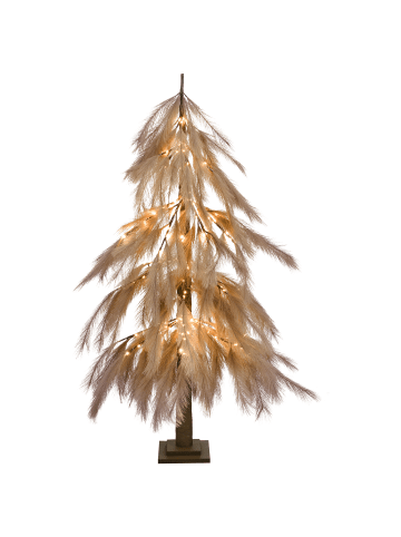 Beliani LED Deko BIFROST in Beige/Braun - (W) 78 x (H) 123 x (L) 78 cm
