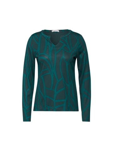 Cecil Langarmshirt in petrol green