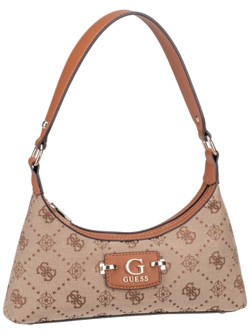 Guess Handtasche Neda Top Zip SHB 54170 Logo in Latte