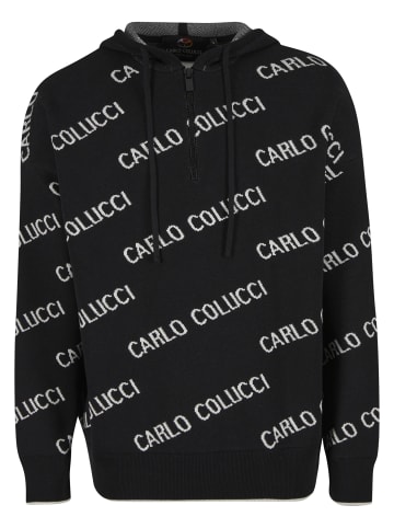 Carlo Colucci Sweat & Fleece - Hoody in black