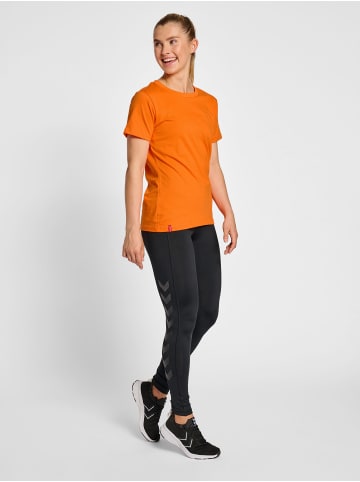 Hummel T-Shirt Hmlred Damen in ORANGE TIGER