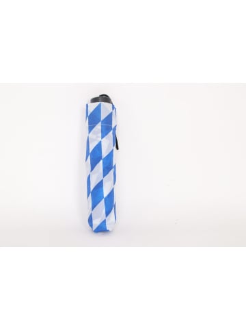 COFI 1453 Teleskop Taschenschirm in Blau-Weiß ?98 cm in Blau-Weiß
