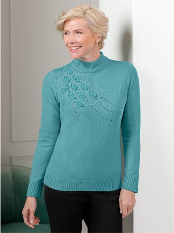 WITT WEIDEN Stehkragen-Pullover in ozean