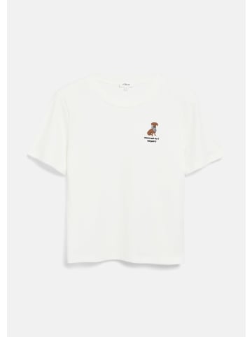 s.Oliver T-Shirt in 02D0_creme