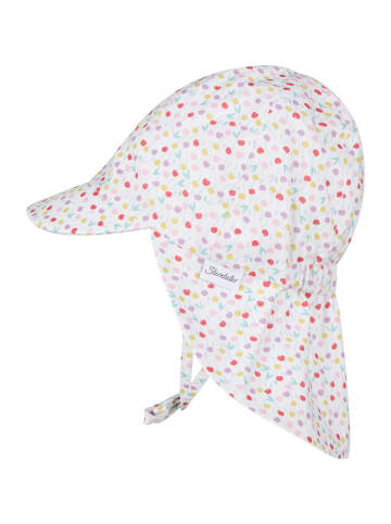 Sterntaler Schirmmütze mit Nackenschutz Früchte in rot