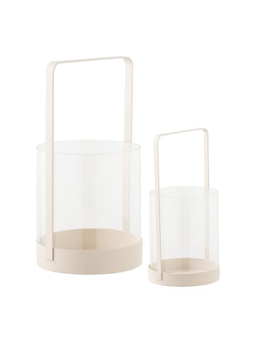 ebuy24 Kerzenhalter Storma Beige 18 x 18 cm