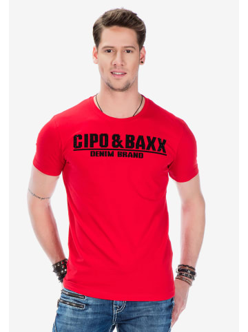 Cipo & Baxx T-Shirt in Red