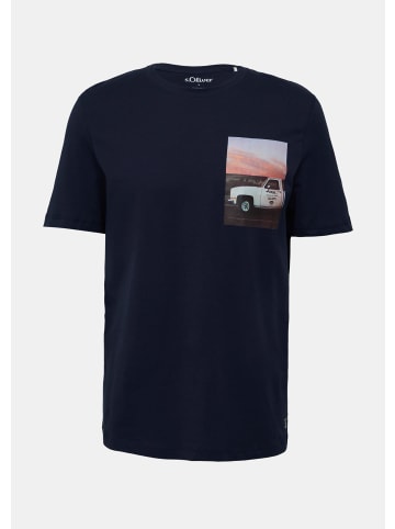 s.Oliver T-Shirt in 58D2_tiefblau