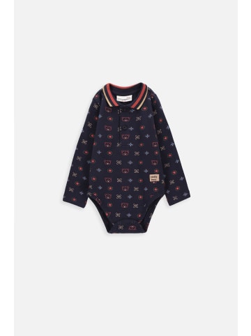 Coccodrillo Langärmeliger Bodysuit in dunkelblau