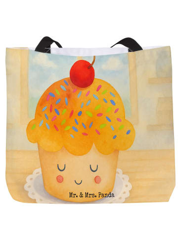 Mr. & Mrs. Panda Shopper Cupcake Design ohne Spruch in Weiß
