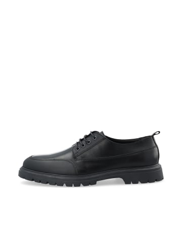 Bianco Lederhalbschuhe in Black