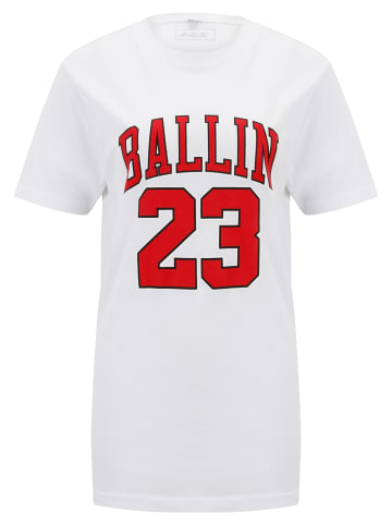 Mister Tee Mister Tee Herren Le Papillon Oversize Tee in white