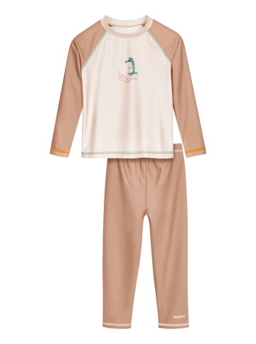 Playshoes UV-Schutz Bade-Set Wildtiere 1/1 Arm und Legging in braun
